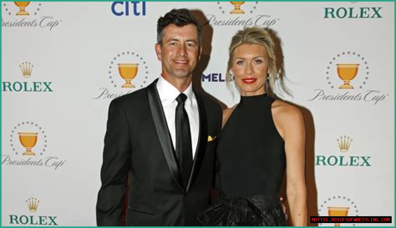  Adam Scott’s wife Marie Kojzar 