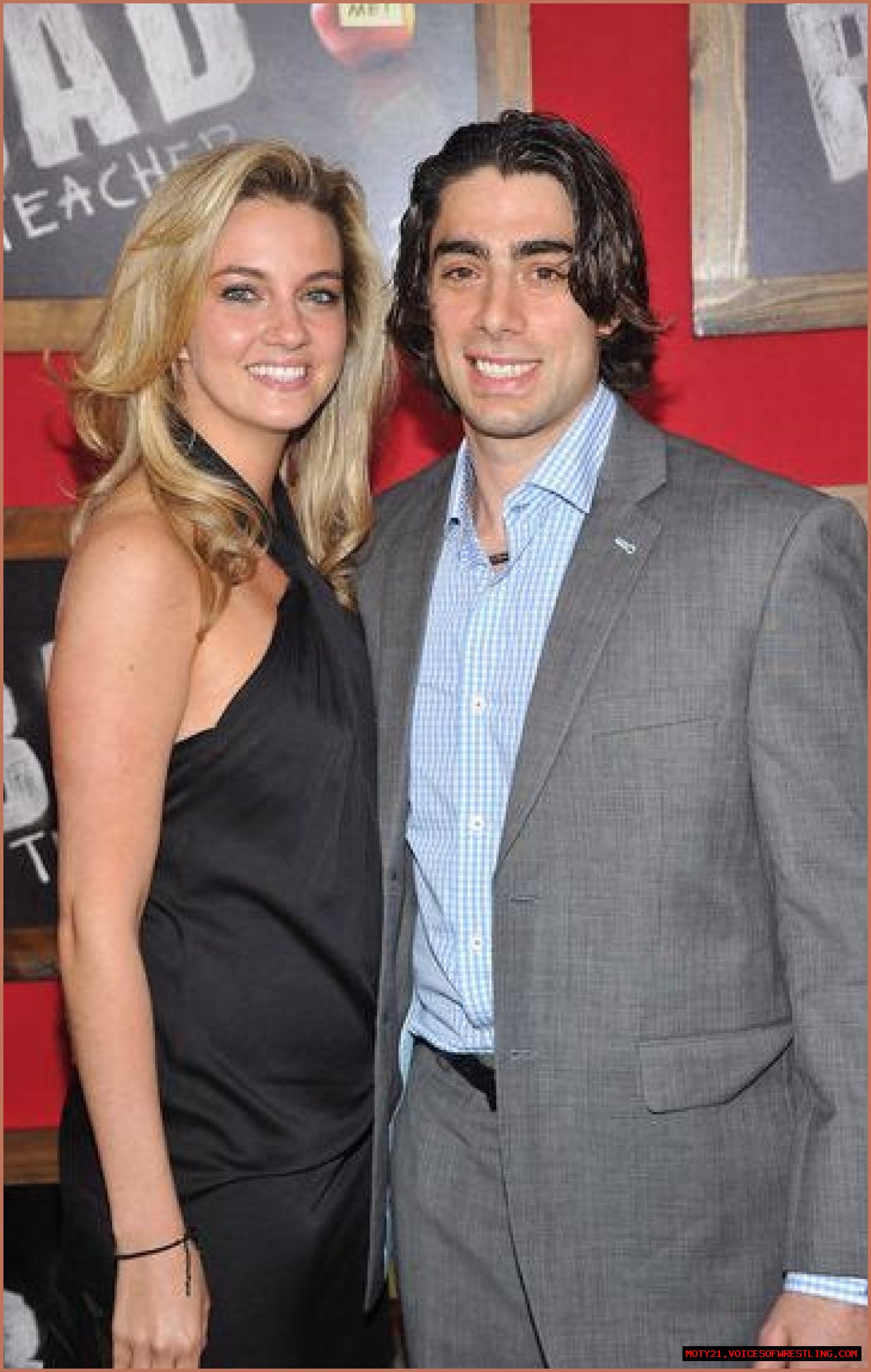  Jonathan Quick’s wife Jaclyn Backman and Matt Moulson’s wife Alicia Backman 